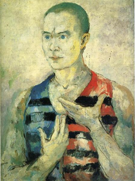 Portrait of a Youth, 1933 - Kasimir Sewerinowitsch Malewitsch