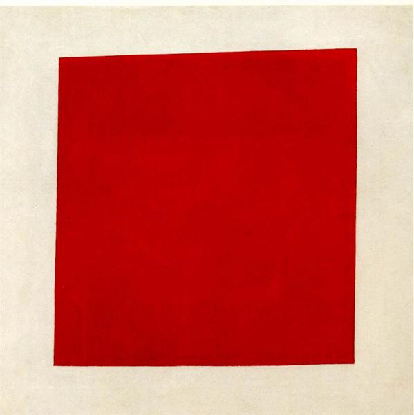 Rotes Quadrat, 1915 - Kasimir Sewerinowitsch Malewitsch