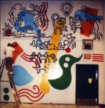Boys Club Mural - Кіт Харінг