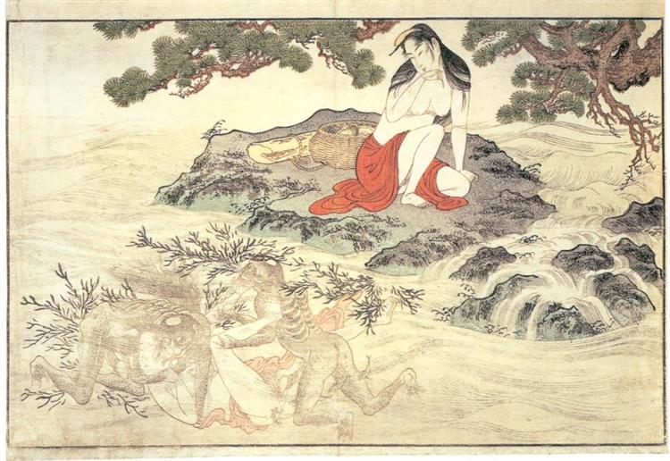 Awabi divers, 1788 - Китагава Утамаро