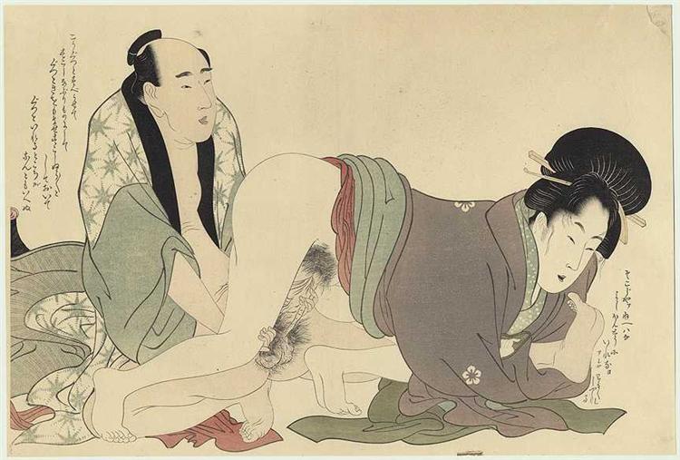 Prelude of desire, 1799 - Китагава Утамаро