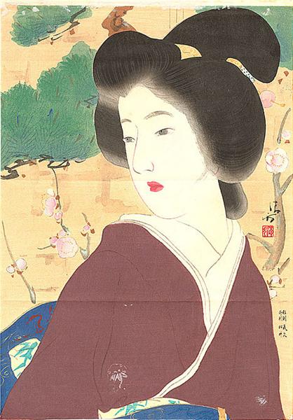 Bijin - Kiyokata Kaburagi - WikiArt.org