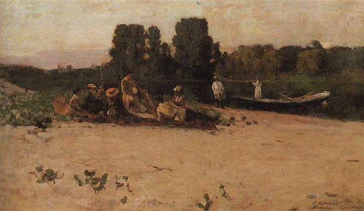 A Picnic, 1880 - Constantin Korovine