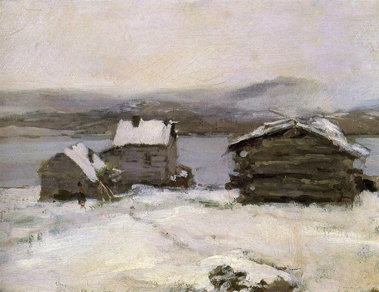 Winter in Lapland, 1894 - Konstantin Korovin