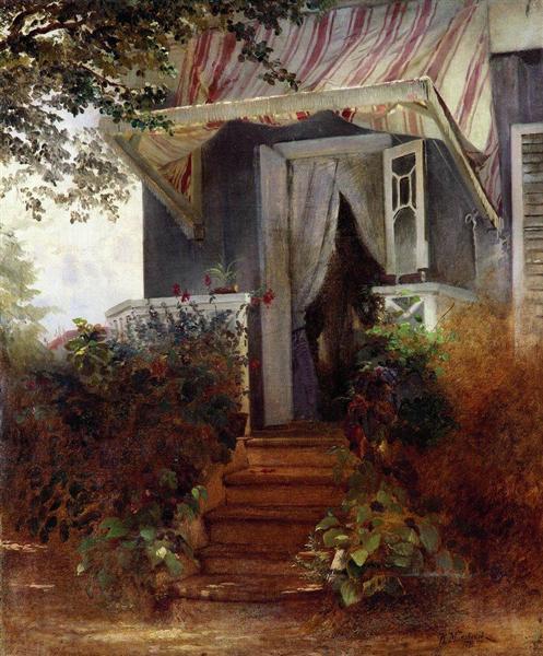 On the Steps, 1875 - Konstantin Makovsky
