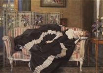 A Sleeping Woman - Konstantin Somov