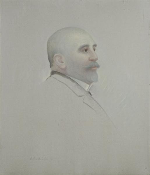 Portrait of P. Papathanasiou - Константинос Партенис