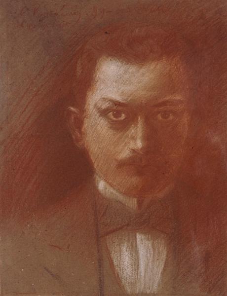 Self-Portrait, 1899 - Константінос Партеніс