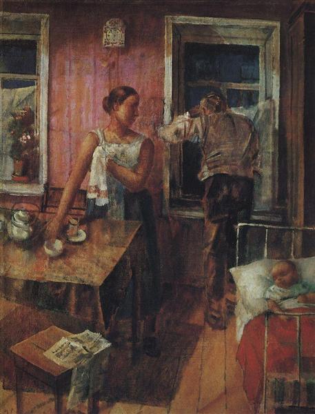 Anxiety, 1926 - Kuzma Petrov-Vodkin