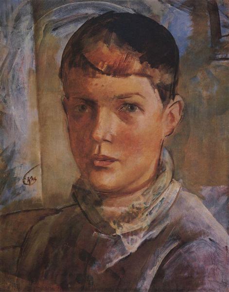 The daughter of an artist, 1933 - Кузьма Петров-Водкін