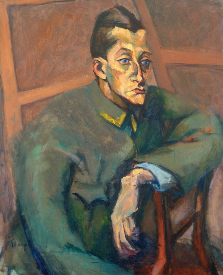 Portrait of Grósz Andor, 1915 - Lajos Tihanyi
