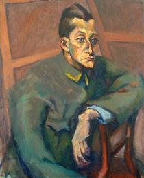 Portrait of Grósz Andor - Лайош Тихань