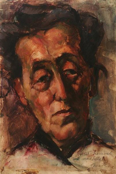 Self-Portrait, 1915 - Лайош Тихань