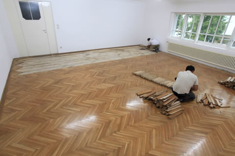 Removal of the Wooden Floor, Grafisches Kabinett, Secession, 2010 - Lara Almarcegui