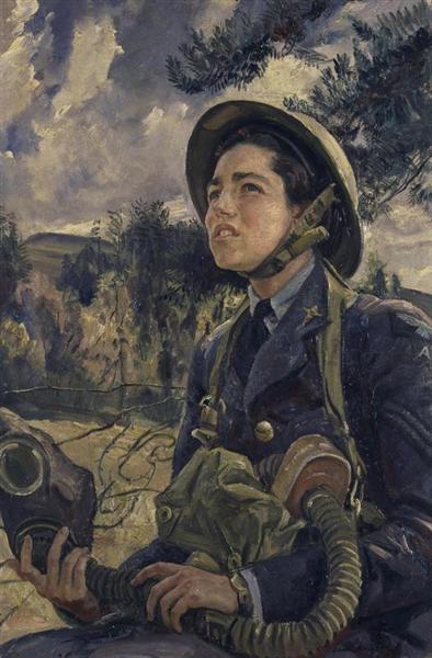 Corporal Daphne Pearson, 1940 - Laura Knight