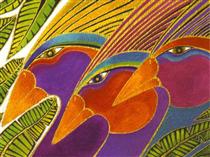Birds from the Rainbow Forest - Laurel Burch