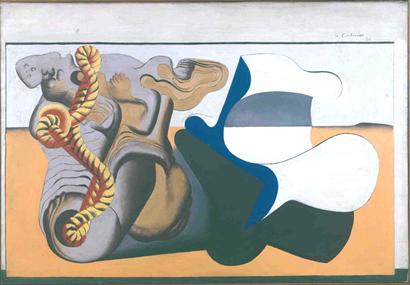 Nature morte à la racine et au cordage jaune, 1930 - Le Corbusier