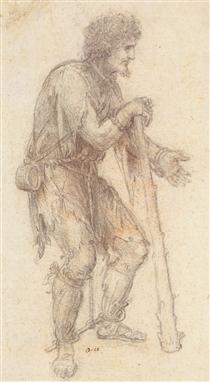 Masquerader in the guise of a Prisoner.jpg - Léonard de Vinci