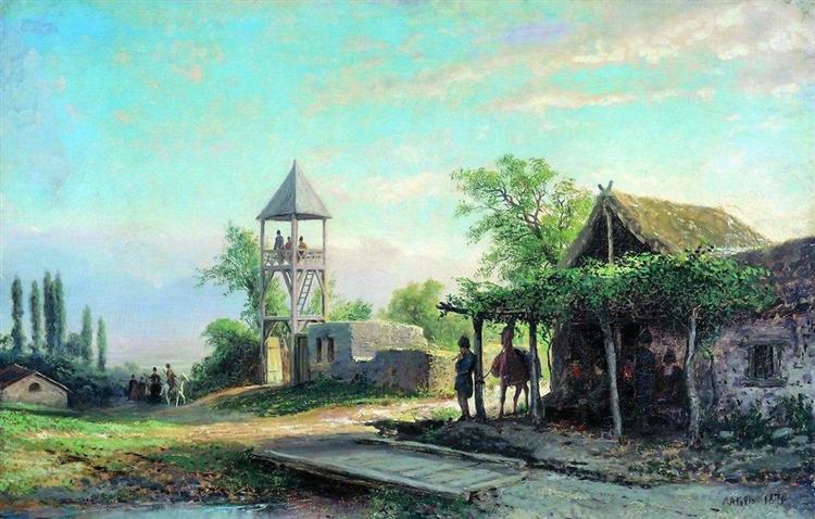 In the Caucasus, 1874 - Лев Лагоріо