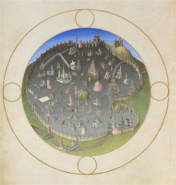 A Plan of Rome - Limbourg brothers