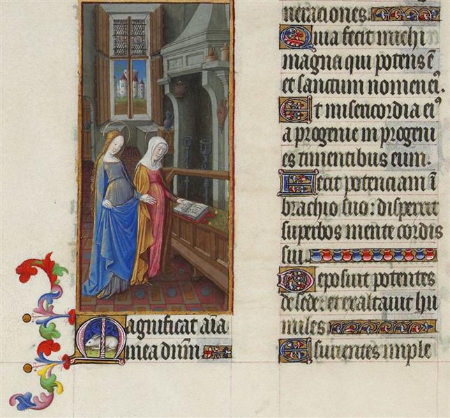 The Visitation - Limbourg brothers