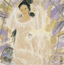 Dressing Up - Lin Fengmian