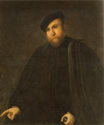 Portrait of a man - 羅倫佐·洛托