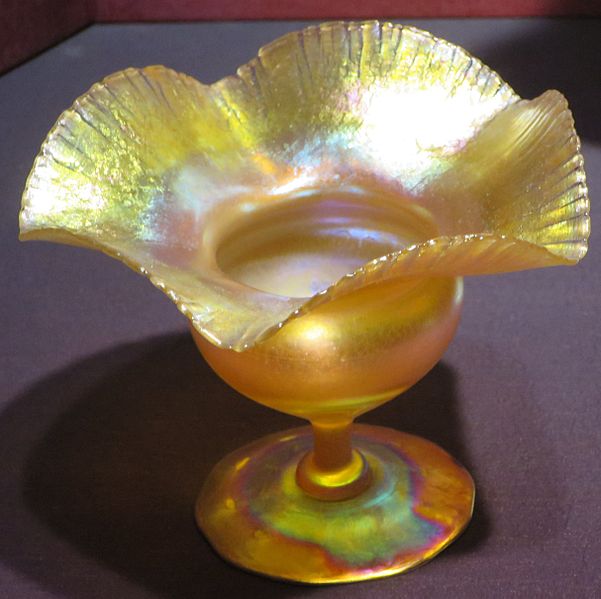 Floriform glass vase - Louis Comfort Tiffany