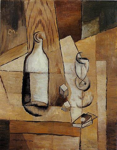 Nature morte cubiste, 1914 - Луї Маркусі