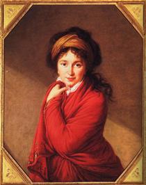 Portrait of Countess Golovine - Élisabeth Vigée-Lebrun
