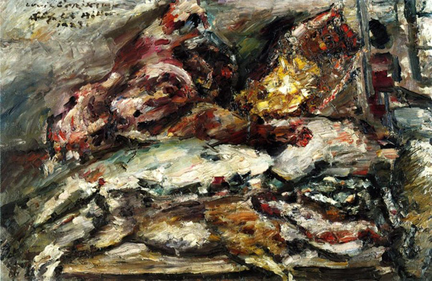 Meat and Fish at Hiller's Berlin, 1923 - Lovis Corinth