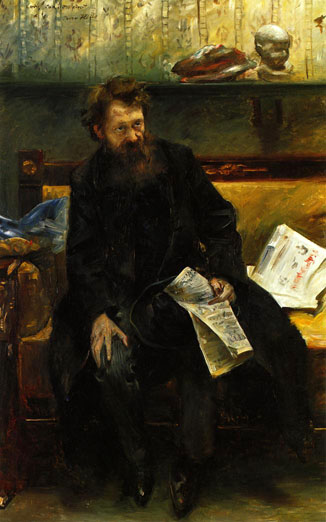 Portrait of the Poet Peter Hille, 1902 - Ловис Коринт