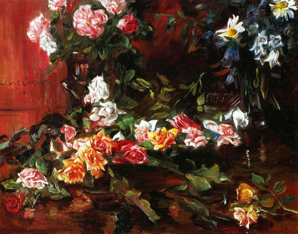 Roses, 1910 - Lovis Corinth
