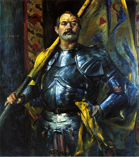Self-Portrait as Standard Bearer, 1911 - Lovis Corinth