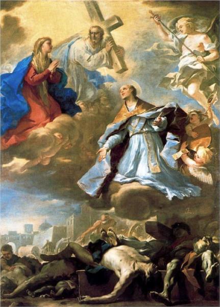 San Gennaro Freed Naples from the Plague, 1660 - Luca Giordano