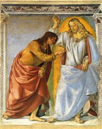 Christ and the Doubting Thomas - Luca Signorelli