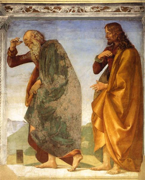 Pair of Apostles in Dispute, 1477 - 1482 - Luca Signorelli