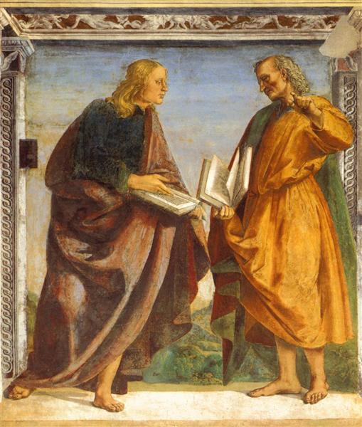 Pair of Apostles in Dispute, 1477 - 1482 - Лука Синьорелли