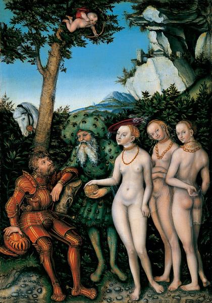 The Judgment of Paris, 1530 - Lucas Cranach l'Ancien