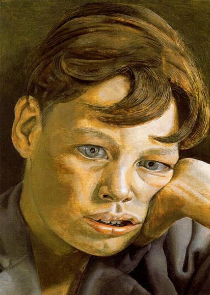 Голова мальчика, 1952 - Люсьен Фрейд