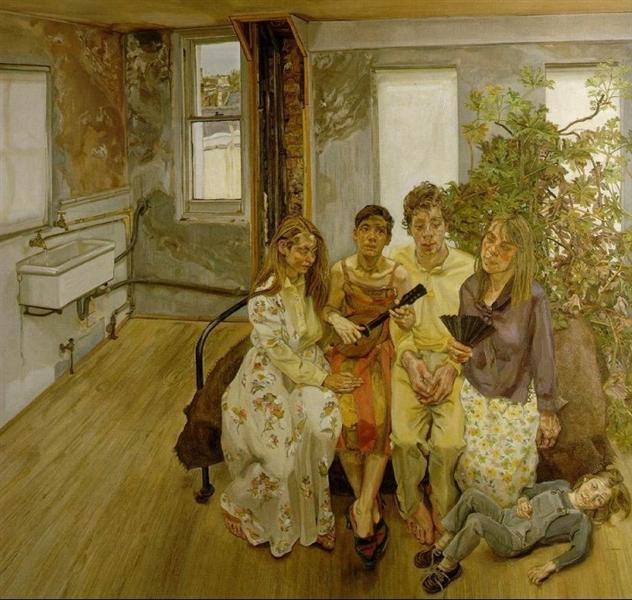 Large Interior W11 (after Watteau), 1981 - 1983 - Lucian Freud