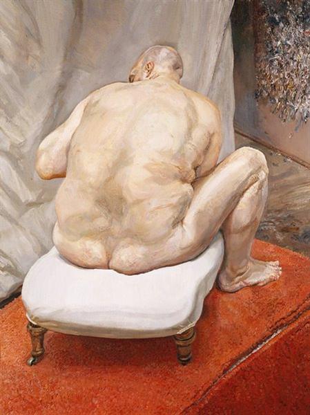 Naked Man Back View, 1992 - Луціан Фройд