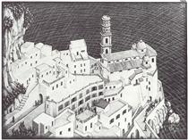 Atrani, Coast of Amalfi - Maurits Cornelis Escher