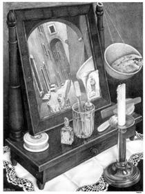 Candle Mirror - M.C. Escher