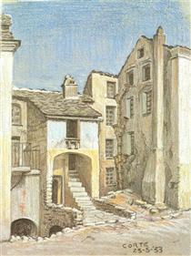 Corte, Corsica - M.C. Escher