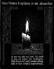 Emblemata - Candle Flame - M.C. Escher