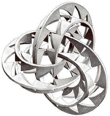 Knot, 1966 - M.C. Escher