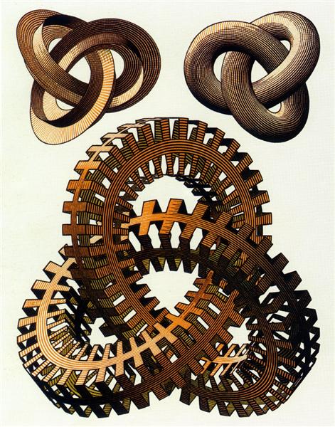 Knots Colour, 1965 - Мауриц Корнелис Эшер