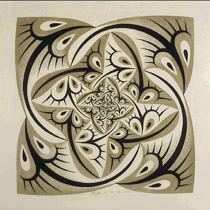 Path of Life II Colour, 1958 - Maurits Cornelis Escher