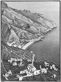 Ravello and the Coast of Amalfi - Maurits Cornelis Escher